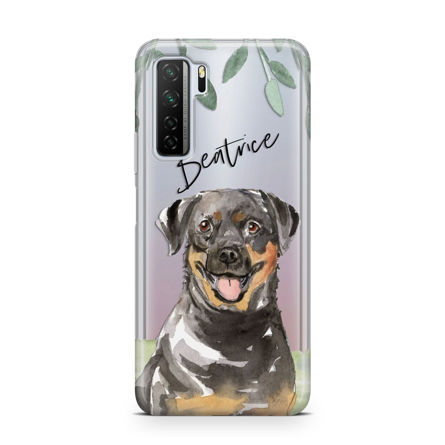 Personalised Rottweiler Huawei P40 Lite 5G Phone Case