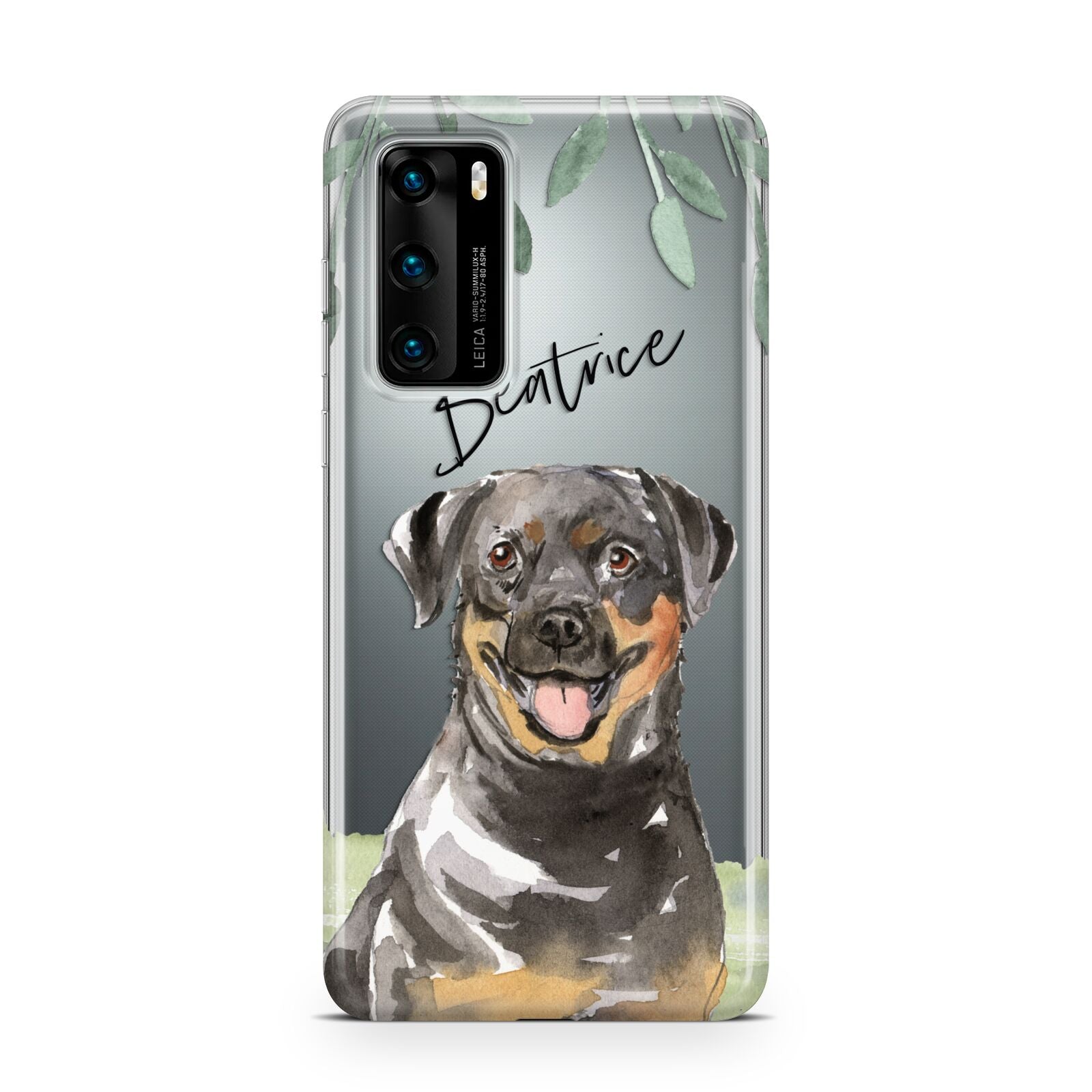 Personalised Rottweiler Huawei P40 Phone Case