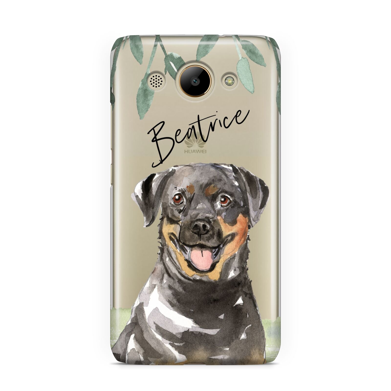 Personalised Rottweiler Huawei Y3 2017