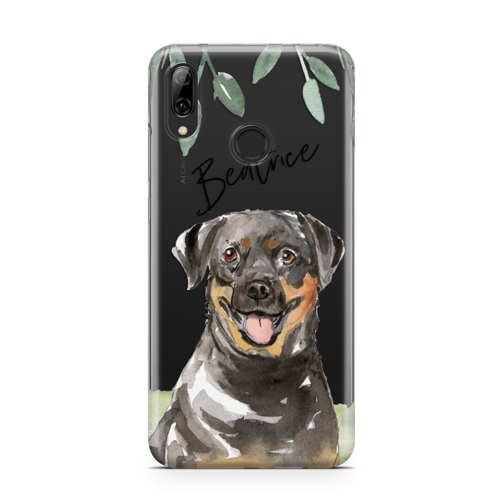 Personalised Rottweiler Huawei Y7 2019