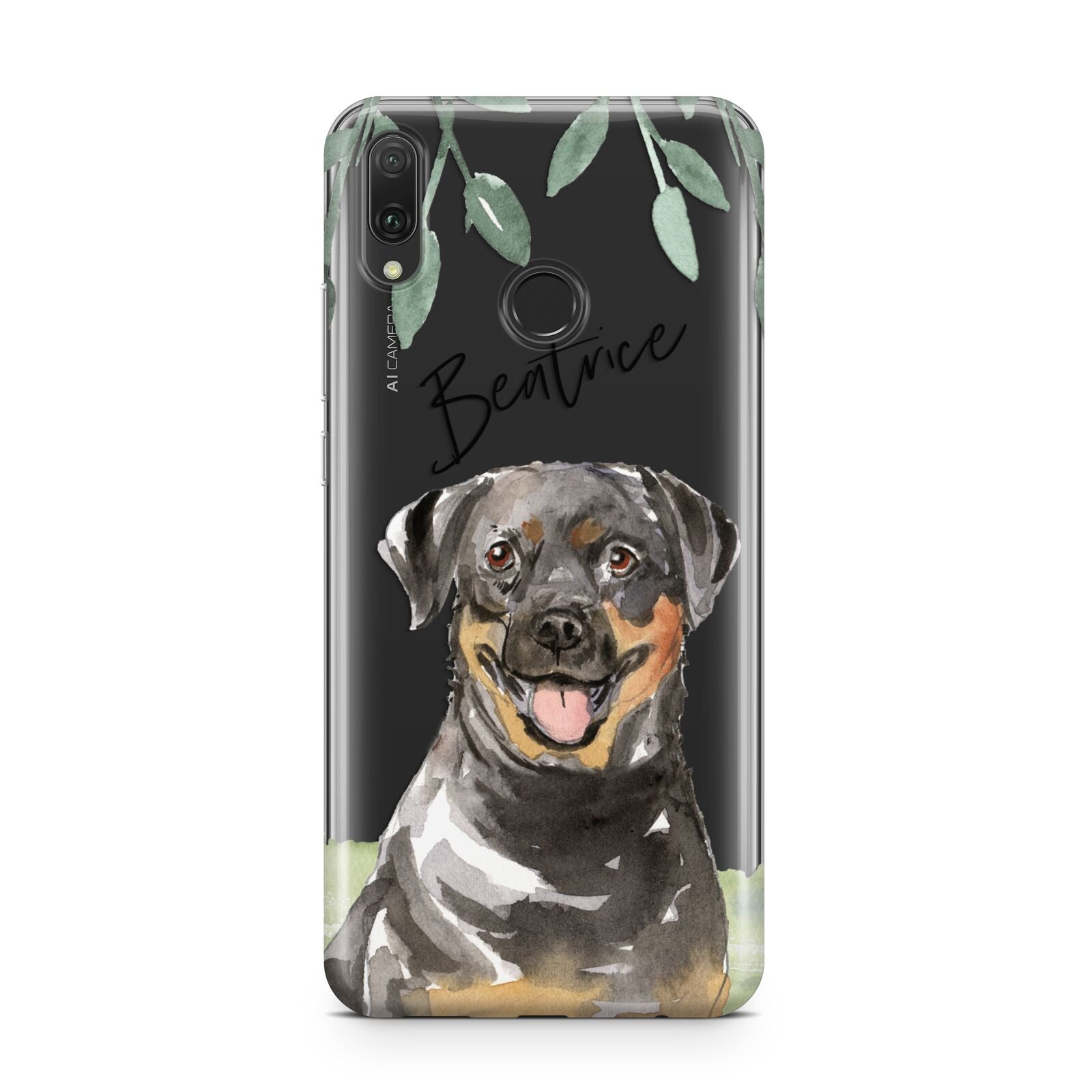 Personalised Rottweiler Huawei Y9 2019