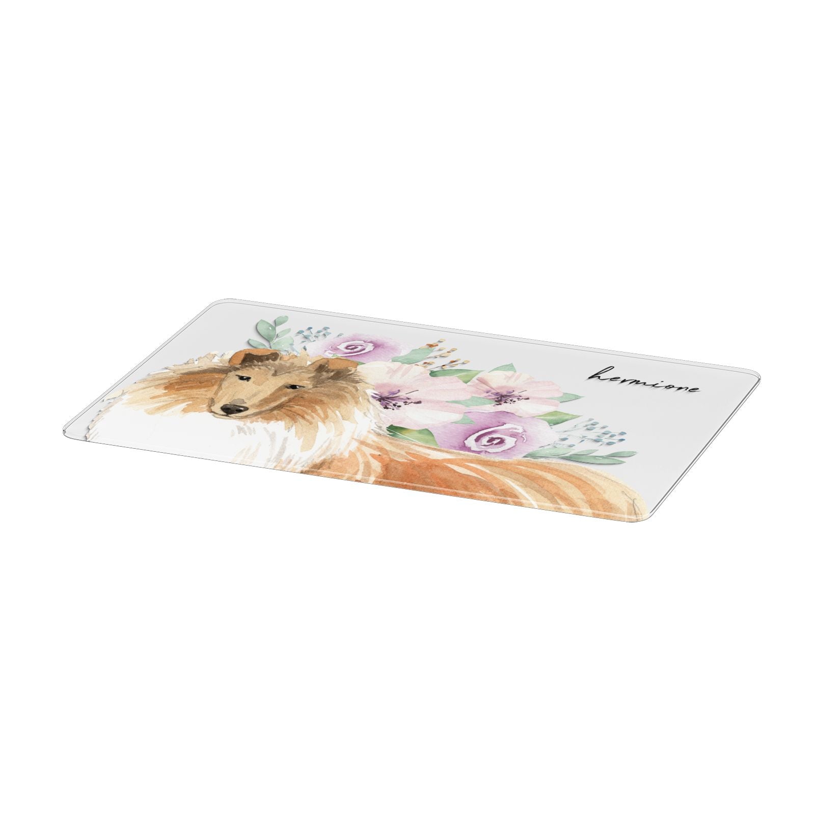 Personalised Rough Collie Apple MacBook Case Only