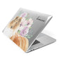 Personalised Rough Collie Apple MacBook Case Side View