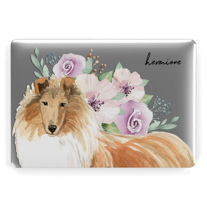 Personalised Rough Collie Apple MacBook Case