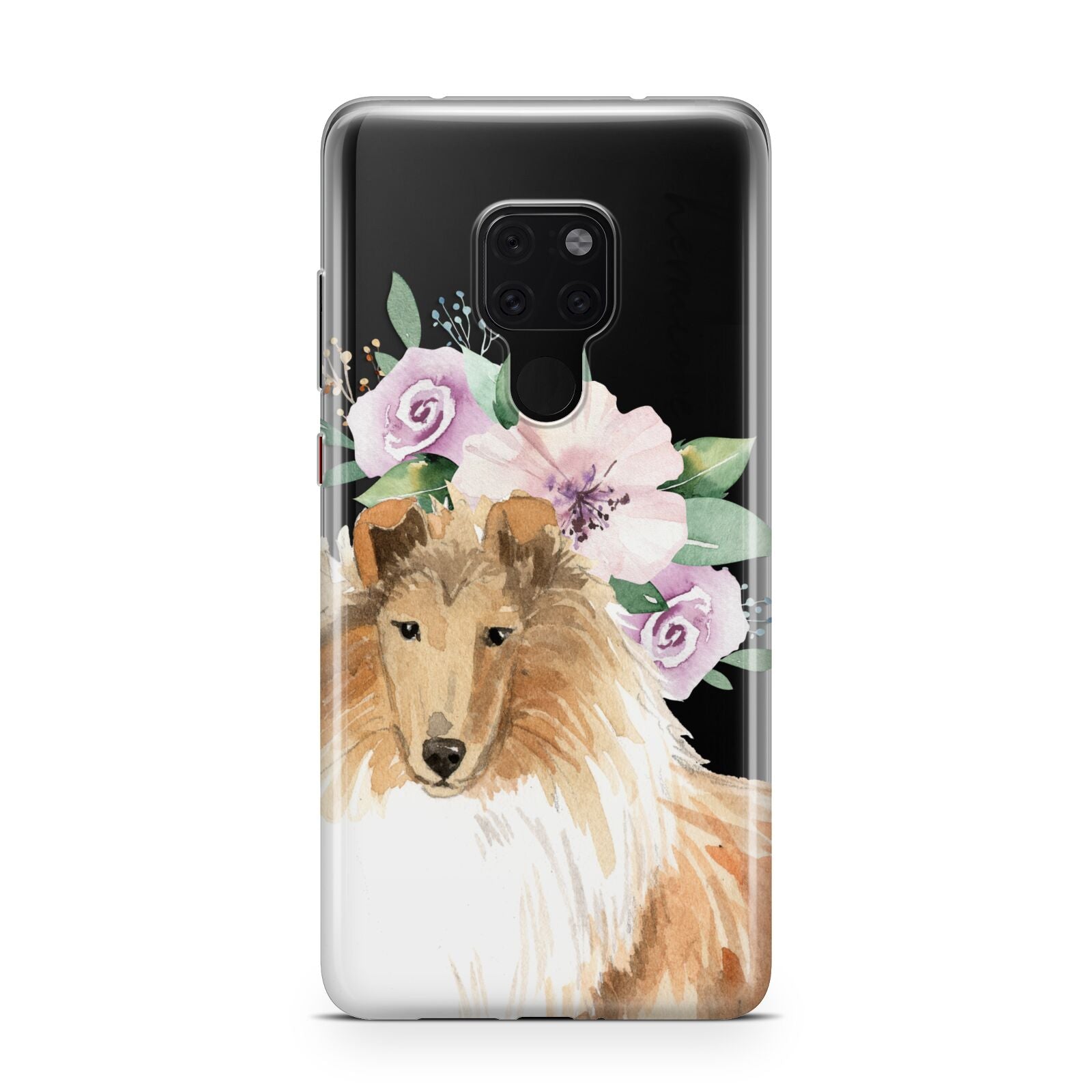 Personalised Rough Collie Huawei Mate 20 Phone Case