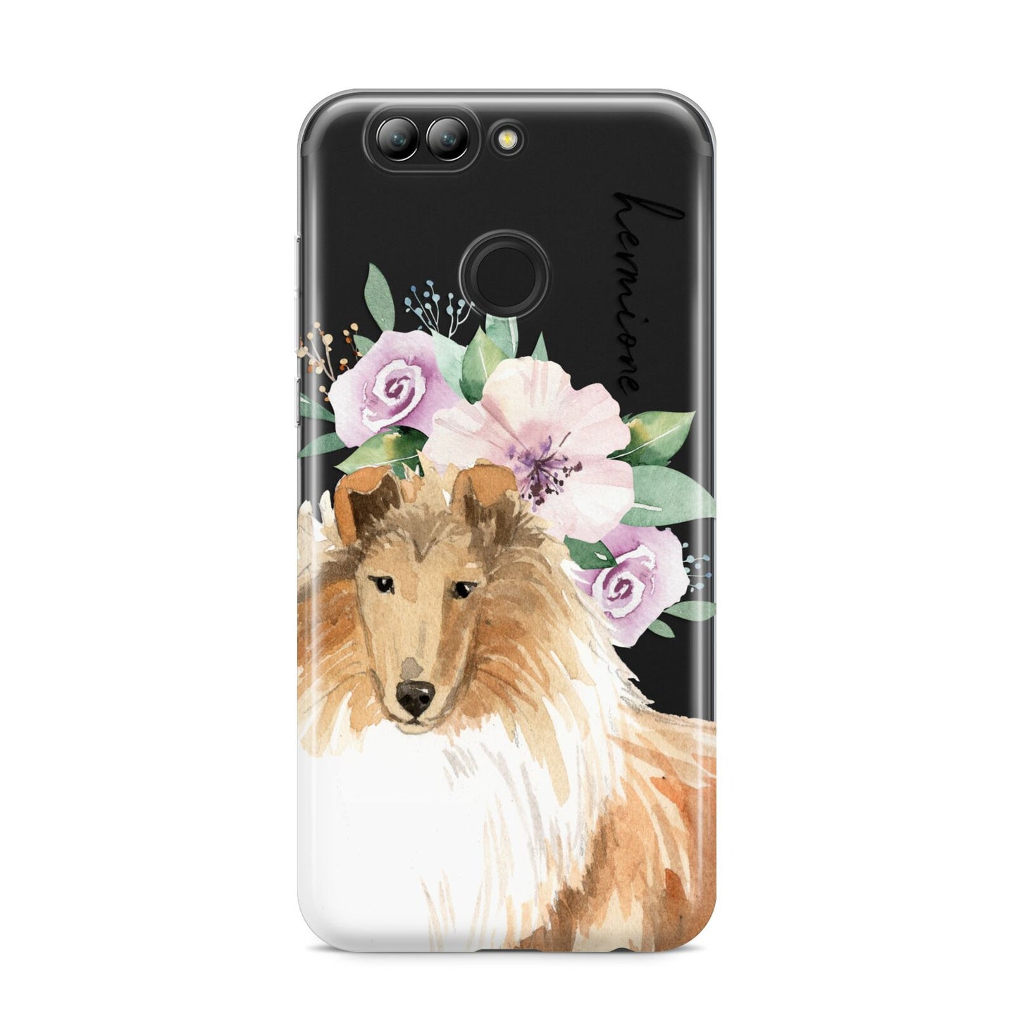 Personalised Rough Collie Huawei Nova 2s Phone Case