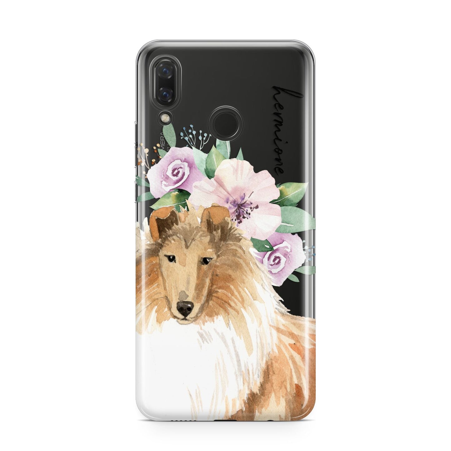 Personalised Rough Collie Huawei Nova 3 Phone Case