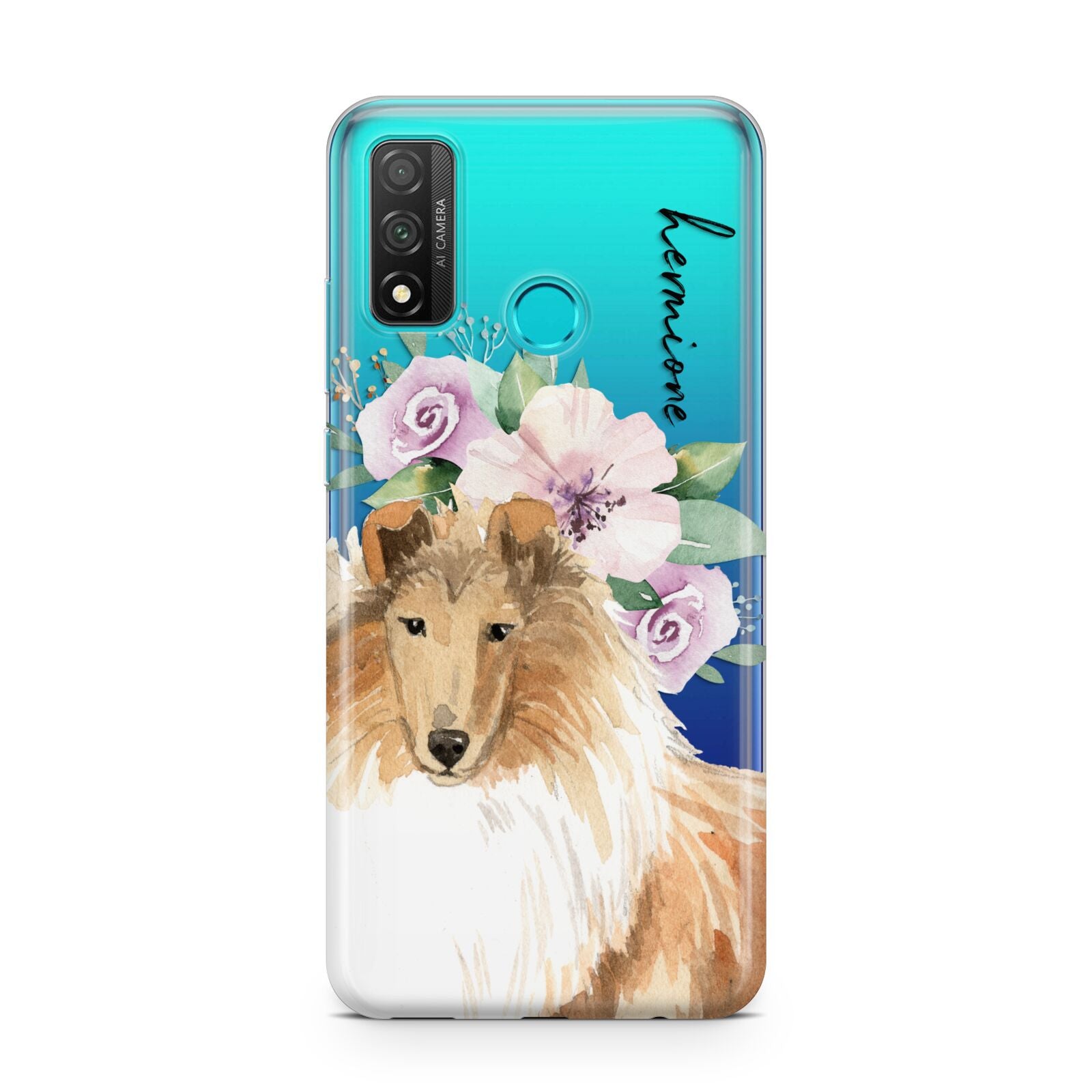 Personalised Rough Collie Huawei P Smart 2020