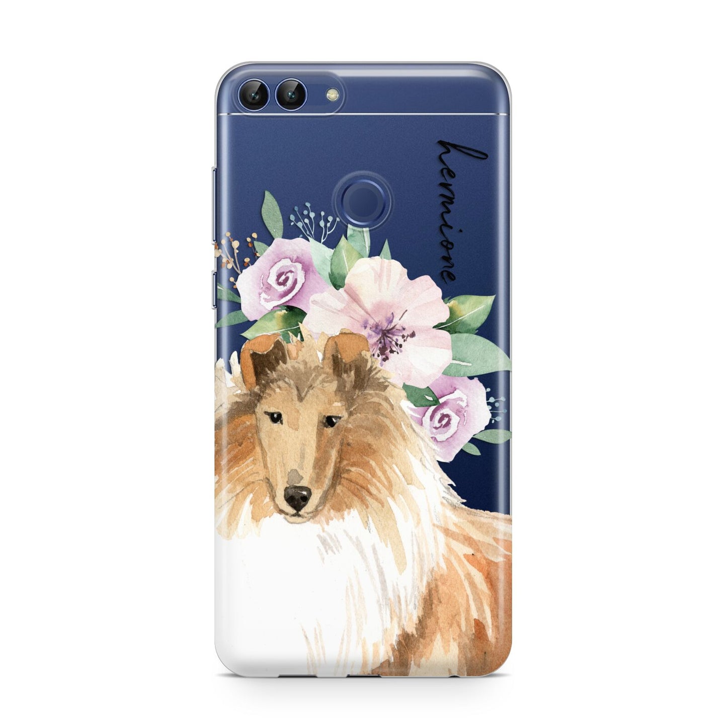 Personalised Rough Collie Huawei P Smart Case