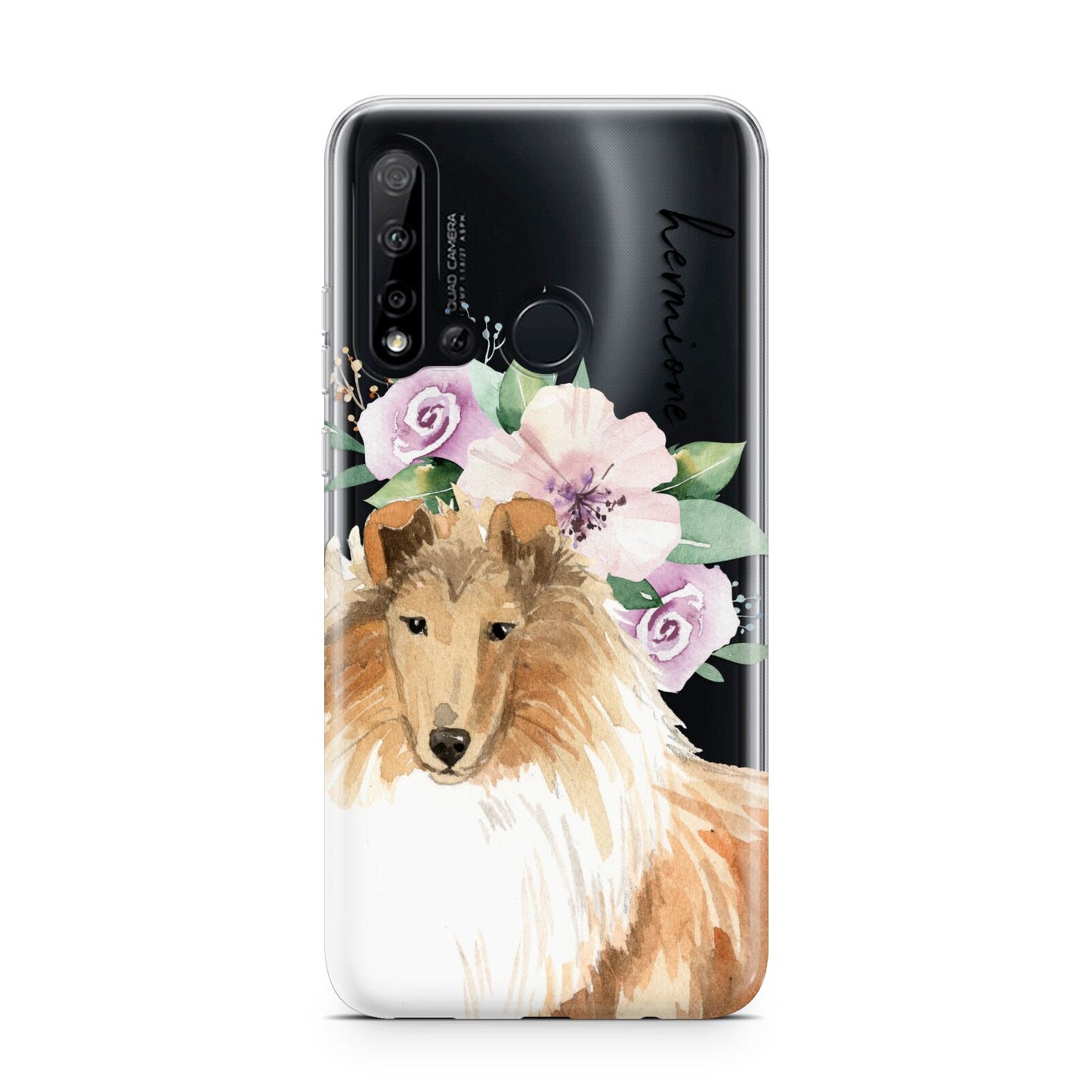 Personalised Rough Collie Huawei P20 Lite 5G Phone Case