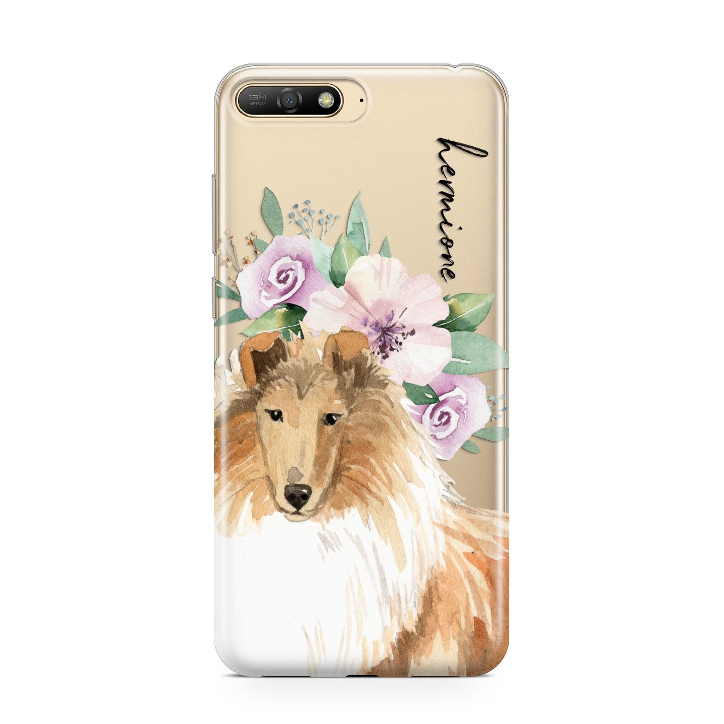 Personalised Rough Collie Huawei Y6 2018