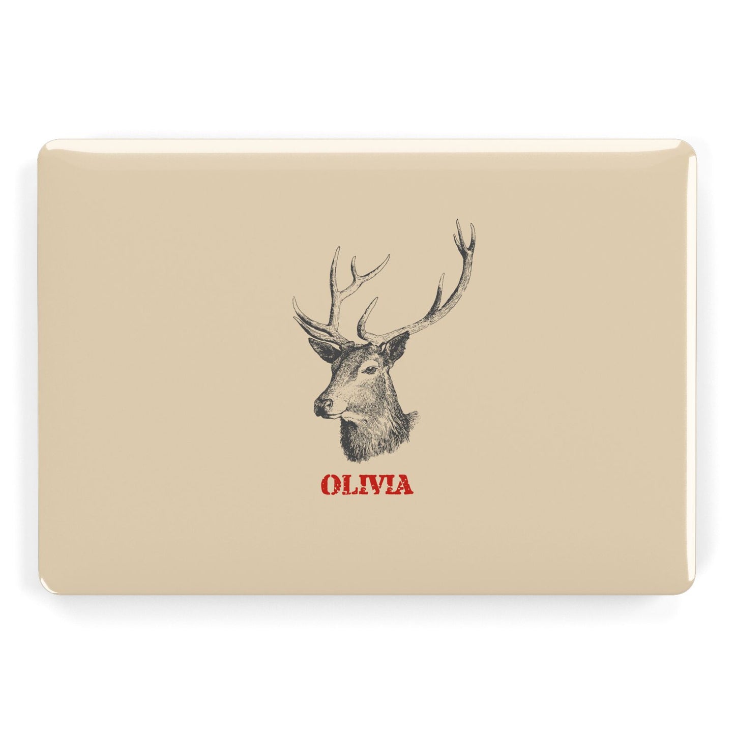 Personalised Rudolph Apple MacBook Case