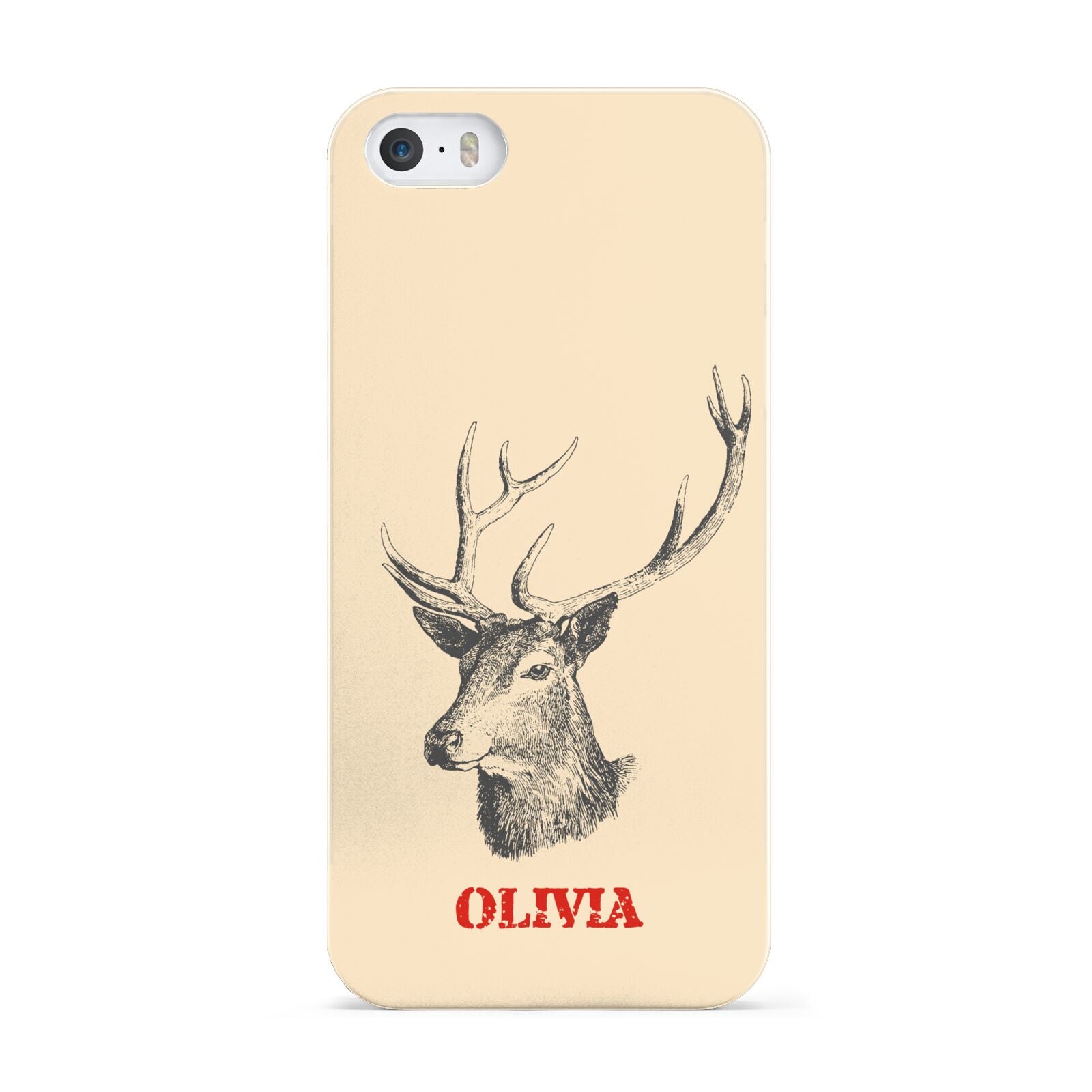 Personalised Rudolph Apple iPhone 5 Case