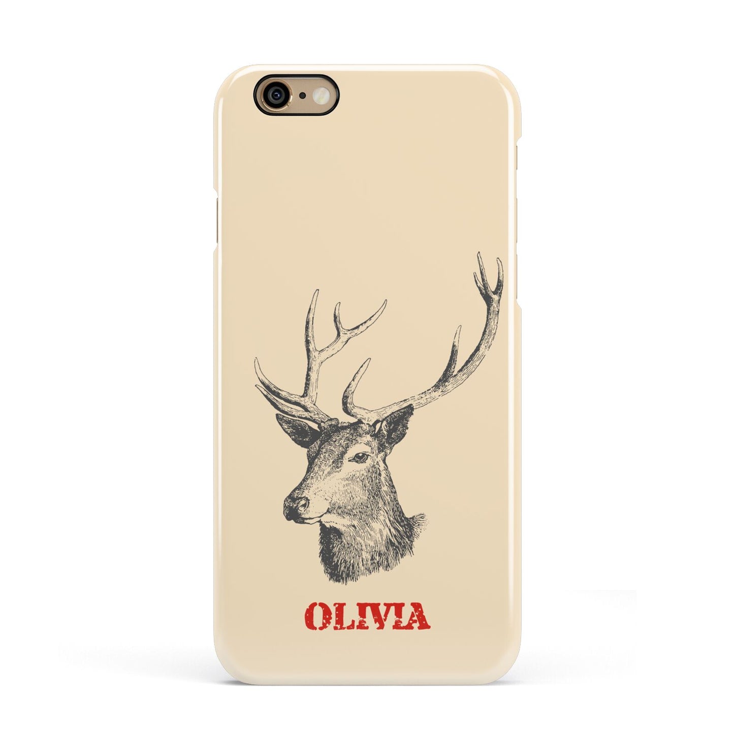 Personalised Rudolph Apple iPhone 6 3D Snap Case