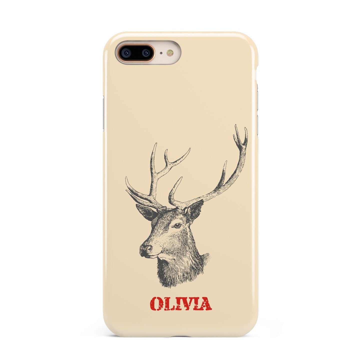 Personalised Rudolph Apple iPhone 7 8 Plus 3D Tough Case