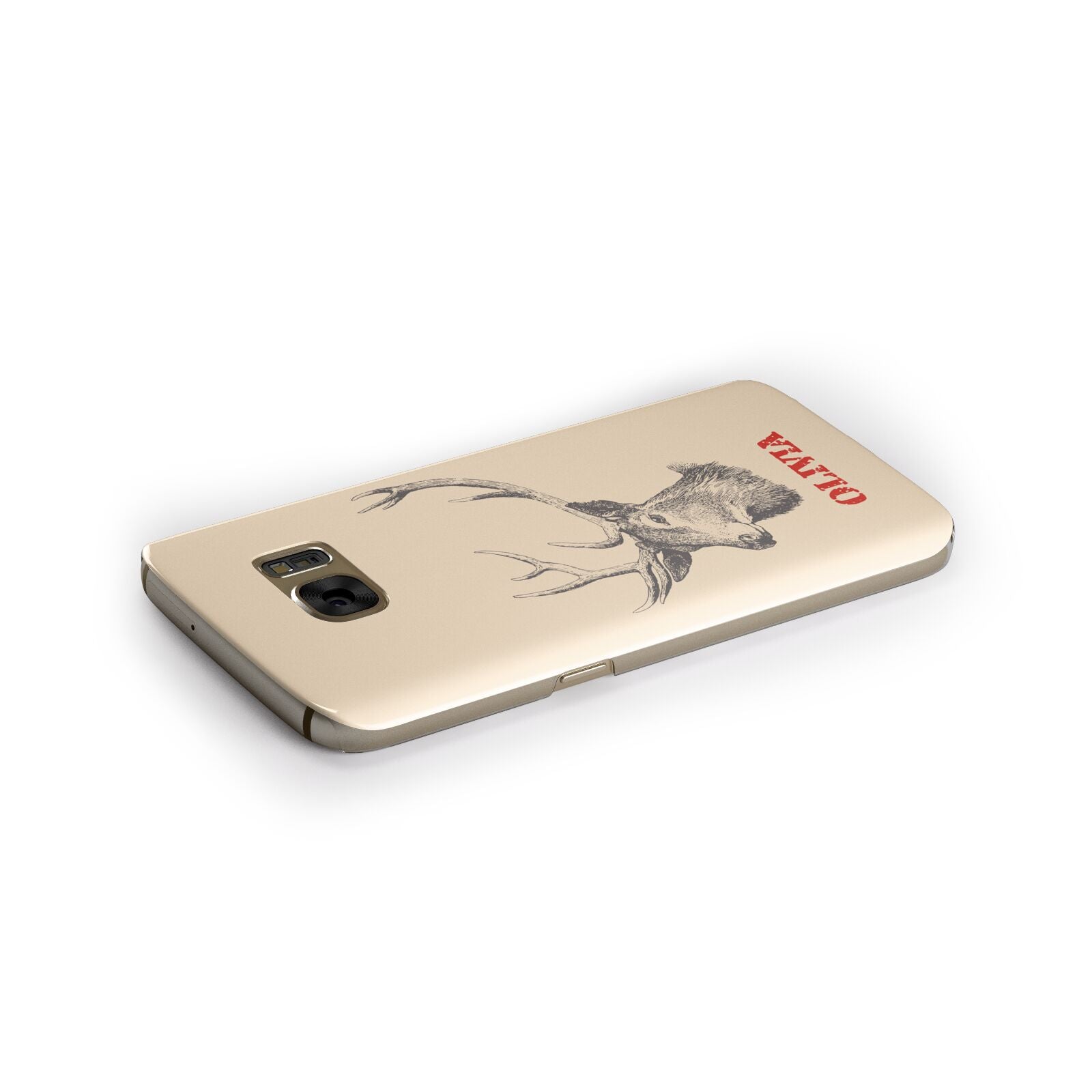 Personalised Rudolph Samsung Galaxy Case Side Close Up