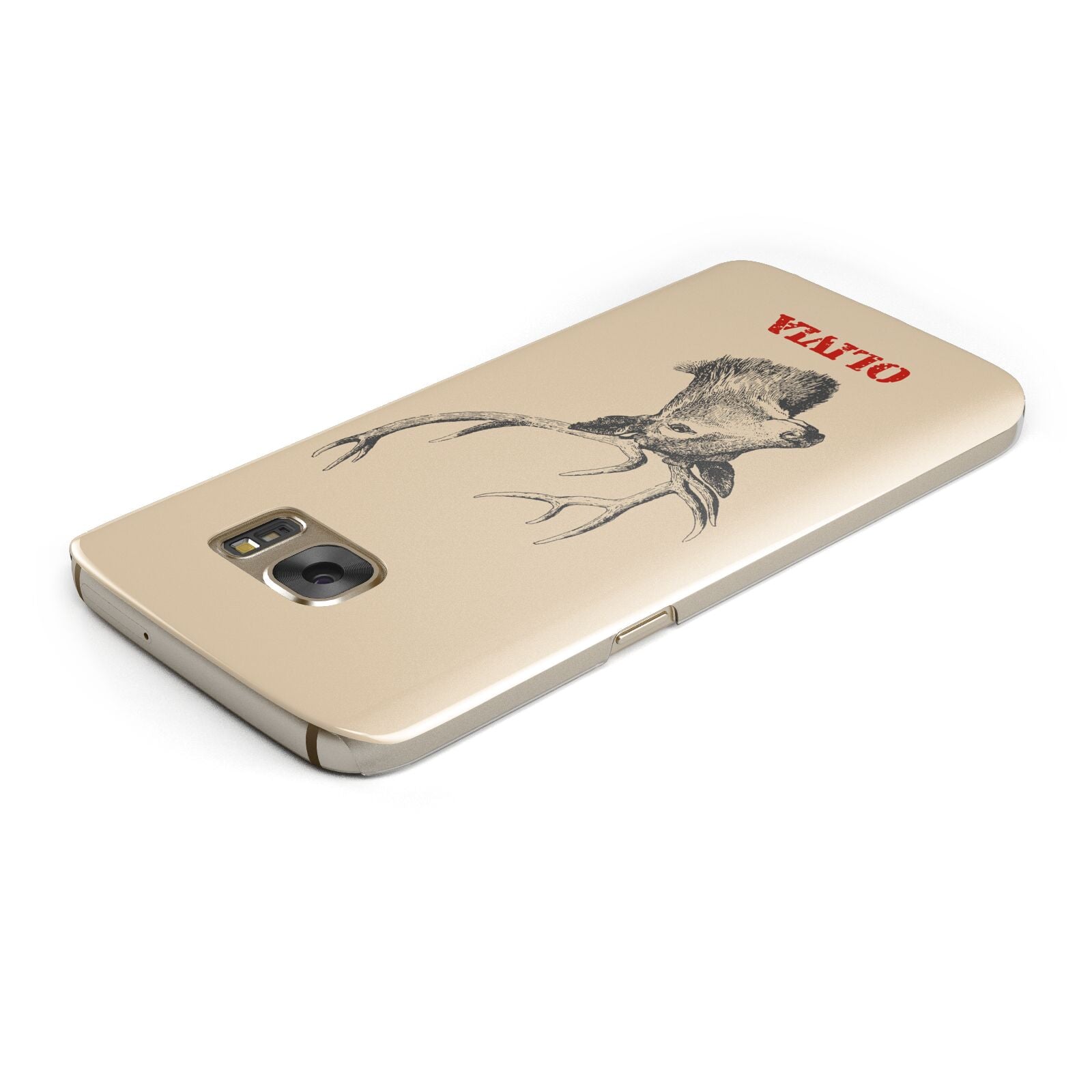 Personalised Rudolph Samsung Galaxy Case Top Cutout