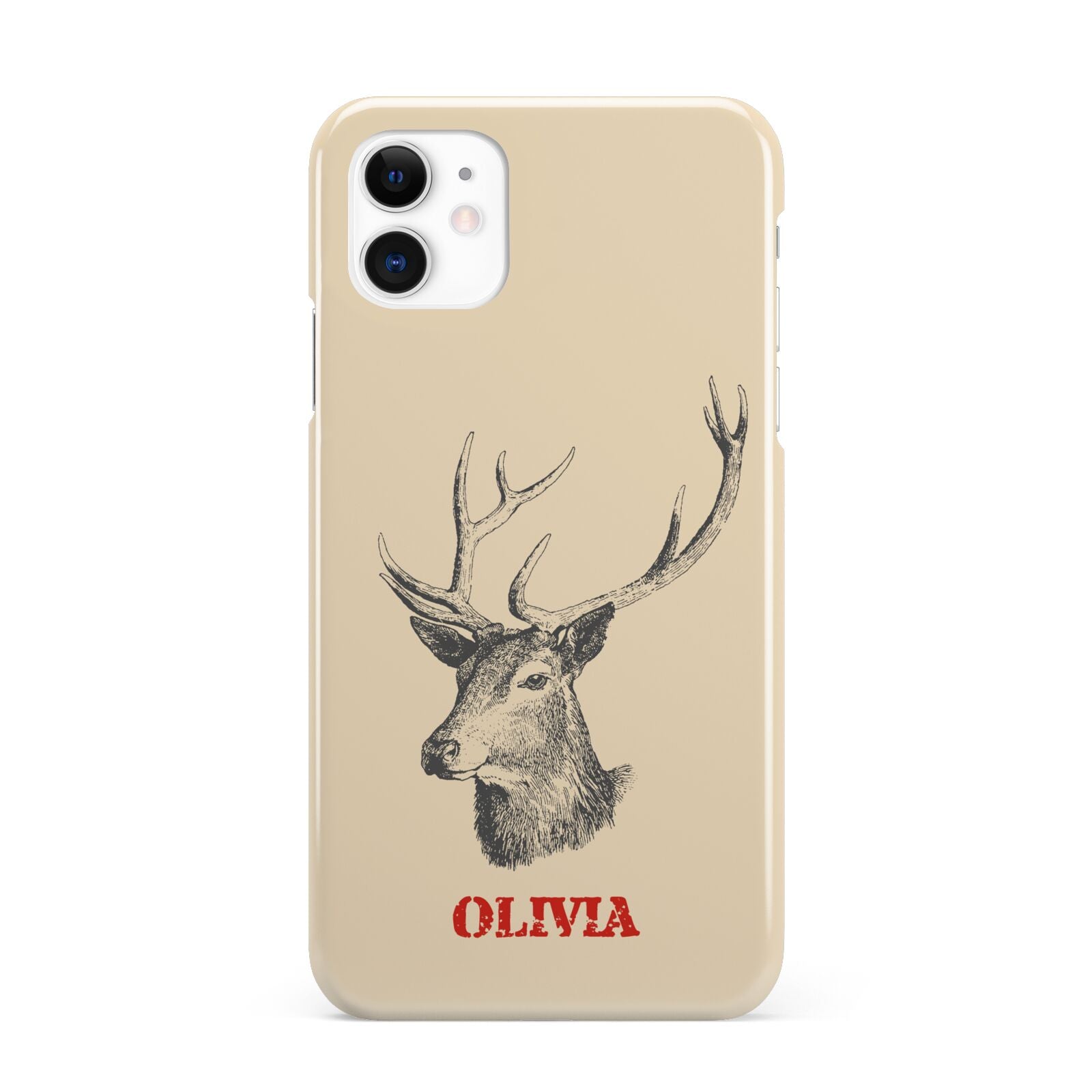 Personalised Rudolph iPhone 11 3D Snap Case