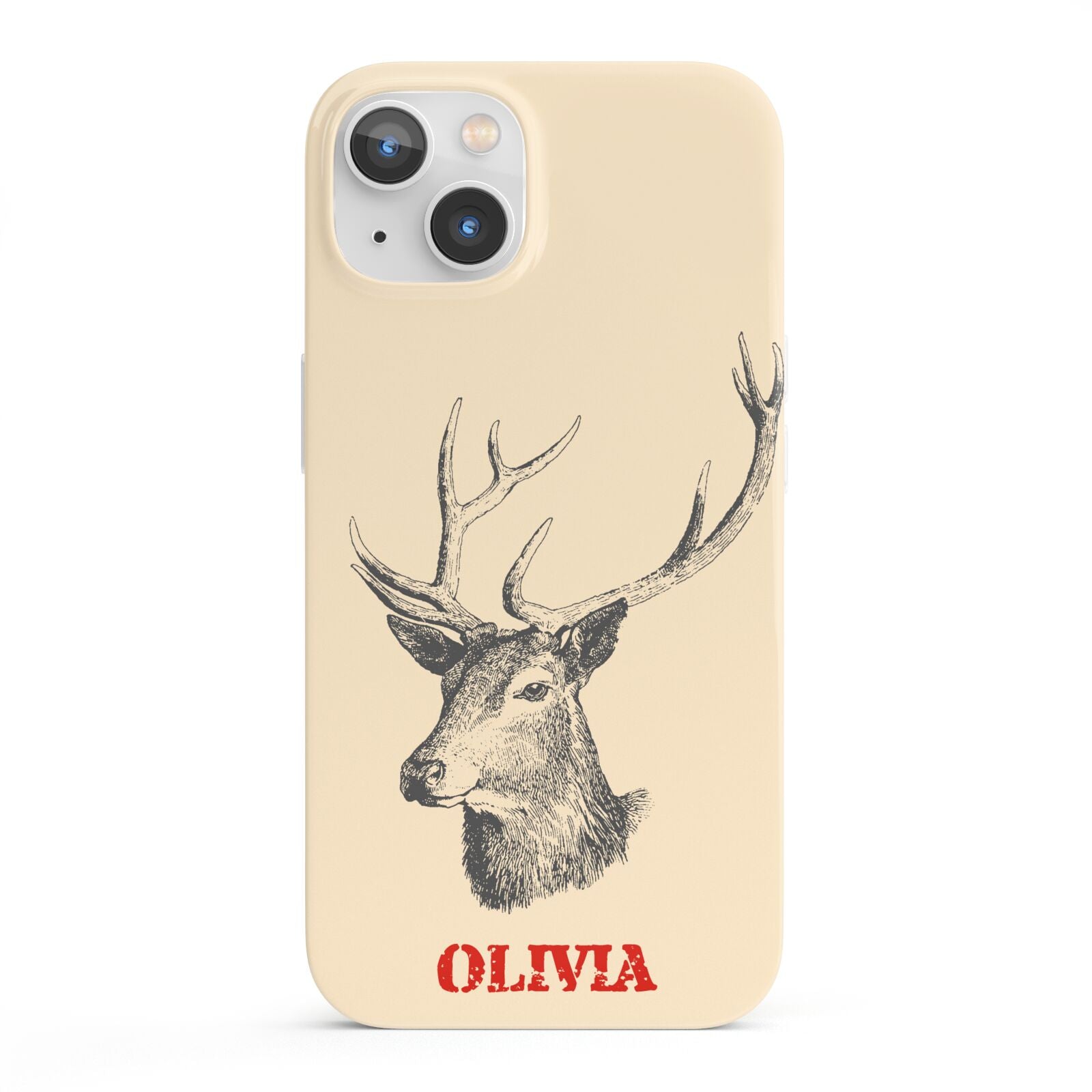 Personalised Rudolph iPhone 13 Full Wrap 3D Snap Case