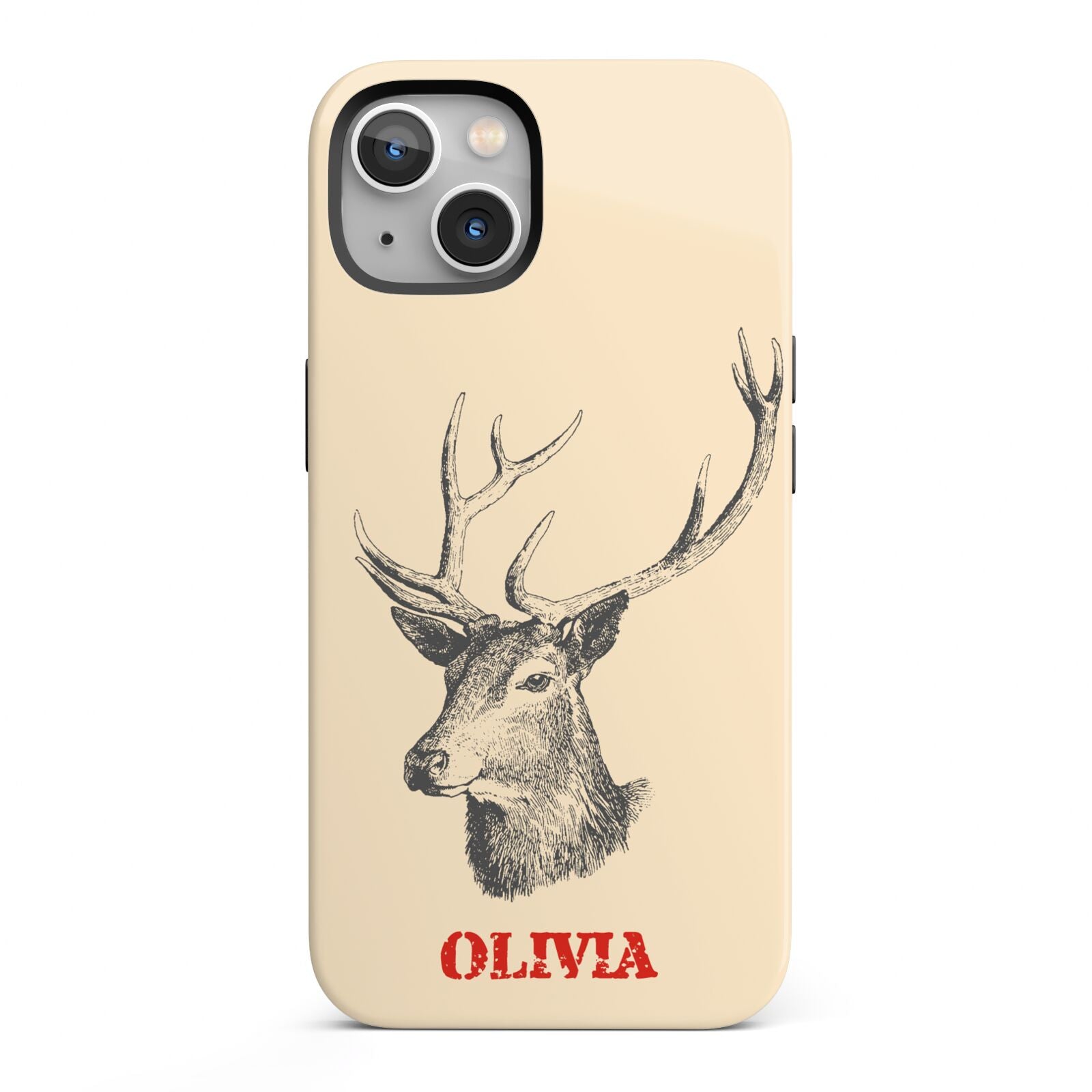 Personalised Rudolph iPhone 13 Full Wrap 3D Tough Case