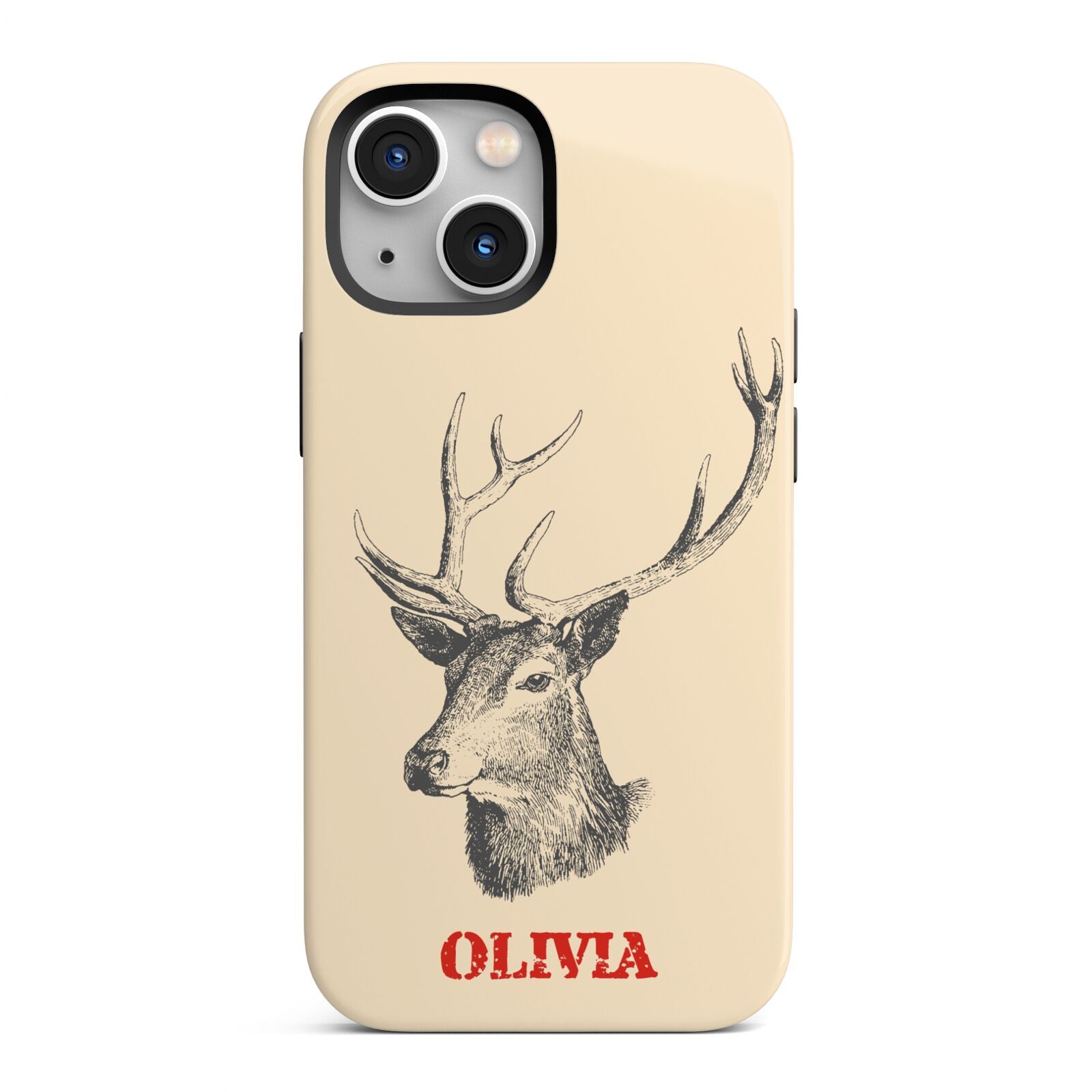 Personalised Rudolph iPhone 13 Mini Full Wrap 3D Tough Case