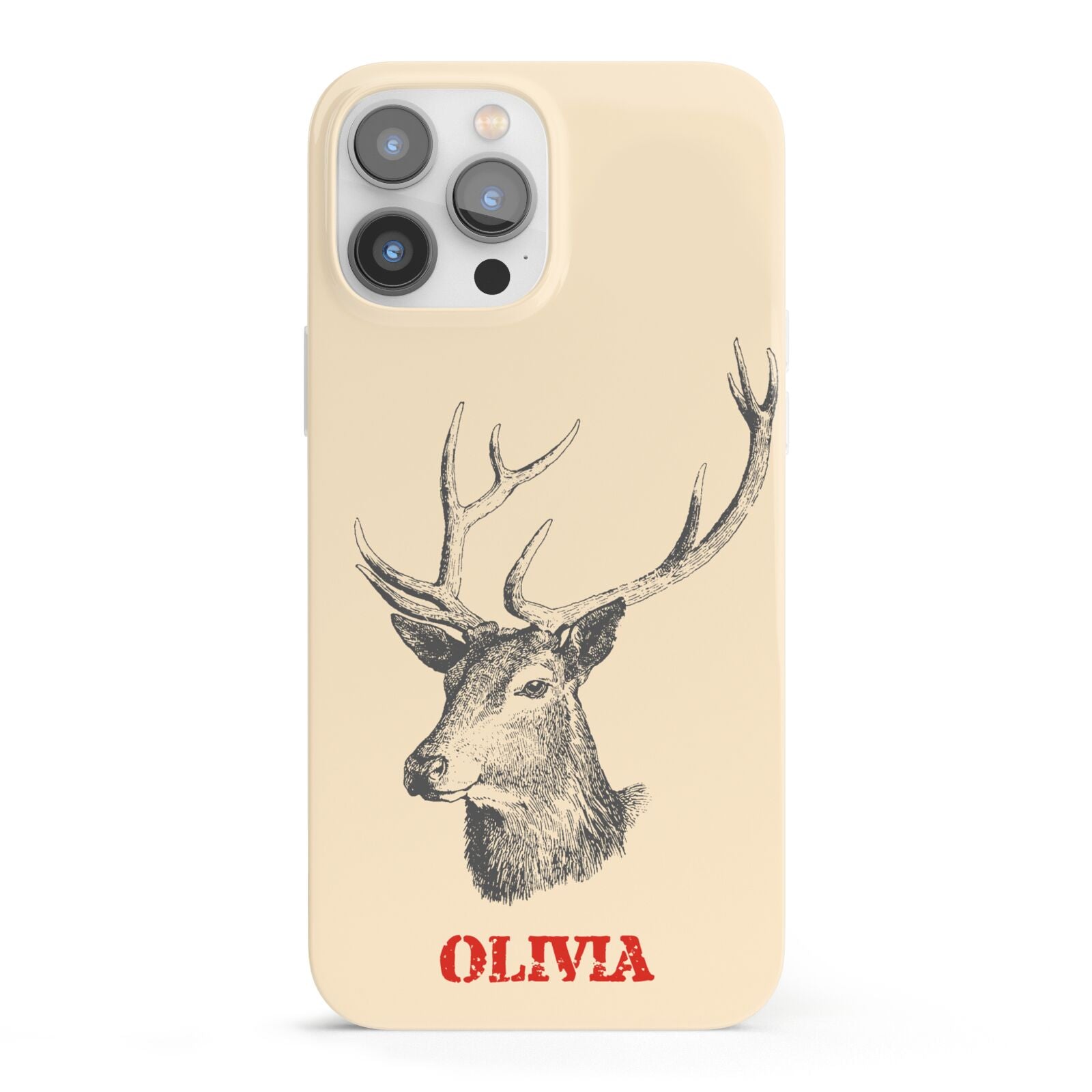 Personalised Rudolph iPhone 13 Pro Max Full Wrap 3D Snap Case