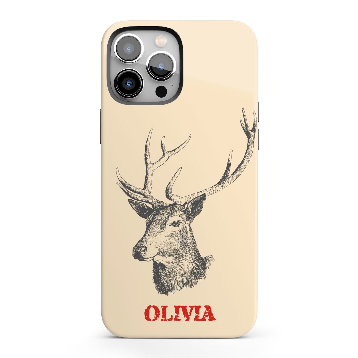 Personalised Rudolph iPhone 13 Pro Max Full Wrap 3D Tough Case