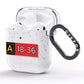 Personalised Runway Holding Position AirPods Glitter Case Side Image