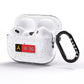 Personalised Runway Holding Position AirPods Pro Glitter Case Side Image