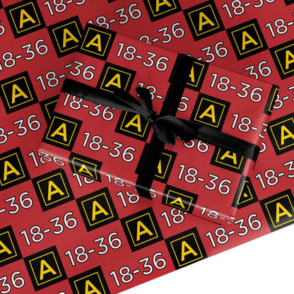 Personalised Runway Holding Position Custom Wrapping Paper