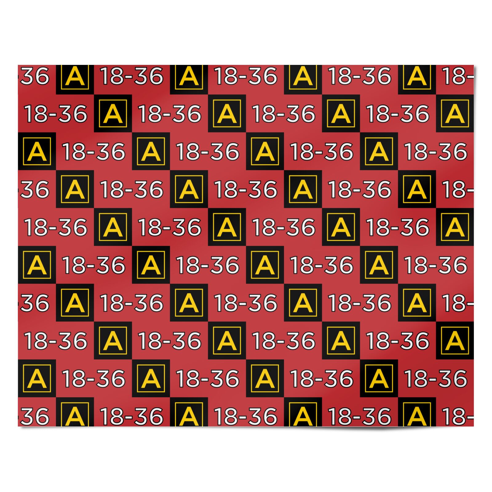 Personalised Runway Holding Position Personalised Wrapping Paper Alternative
