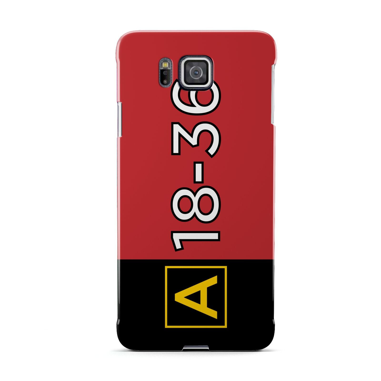 Personalised Runway Holding Position Samsung Galaxy Alpha Case