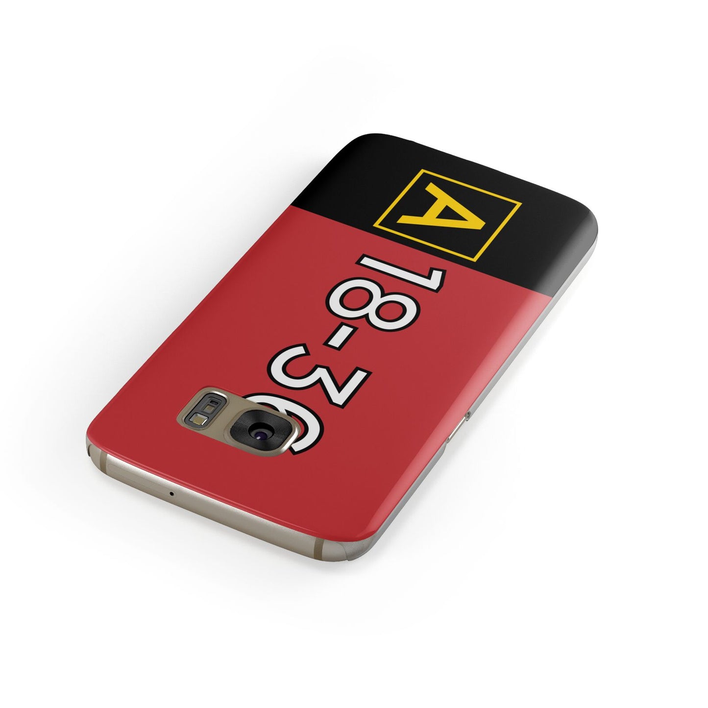 Personalised Runway Holding Position Samsung Galaxy Case Front Close Up