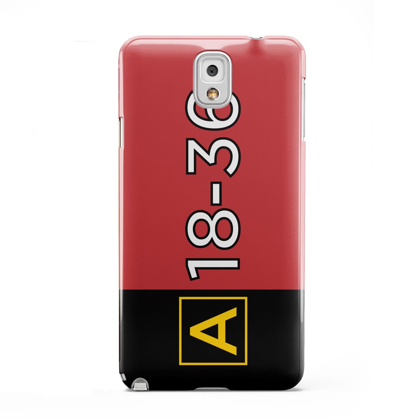 Personalised Runway Holding Position Samsung Galaxy Note 3 Case