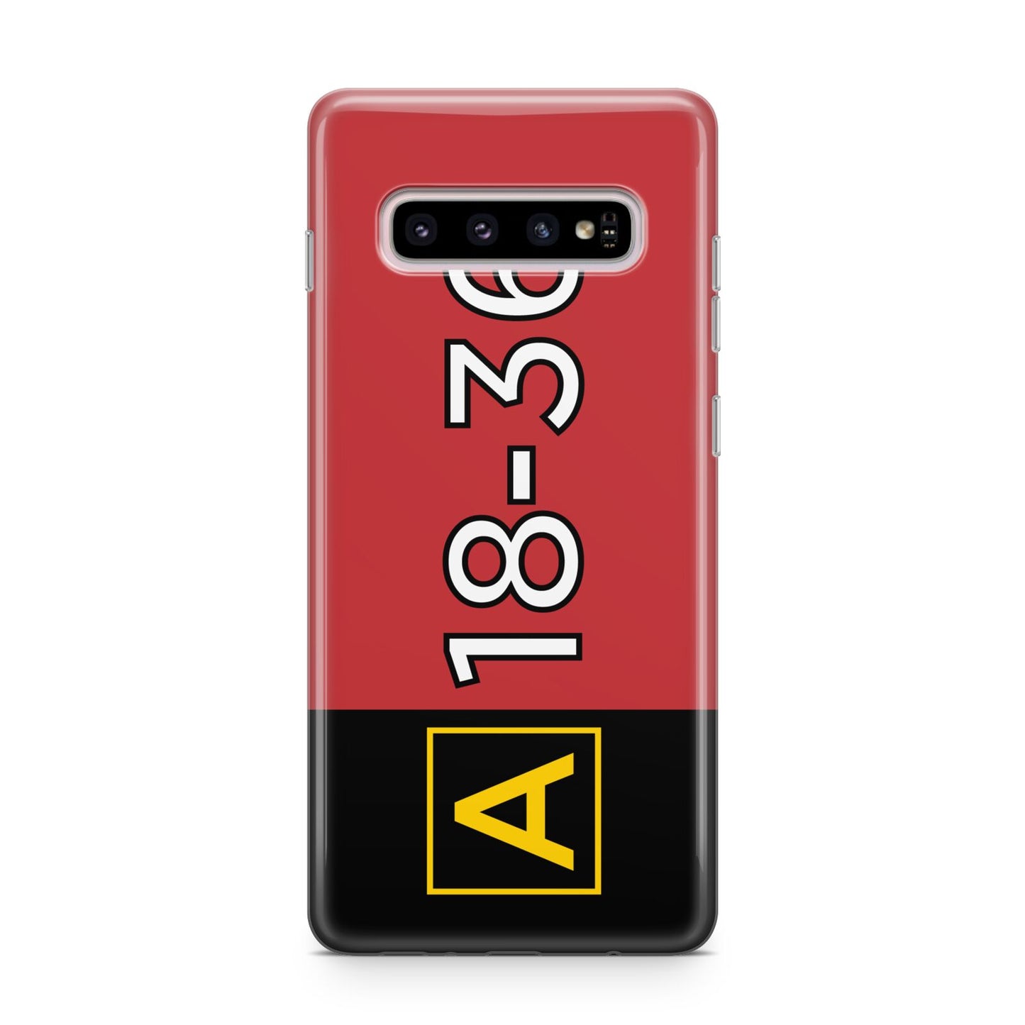 Personalised Runway Holding Position Samsung Galaxy S10 Plus Case