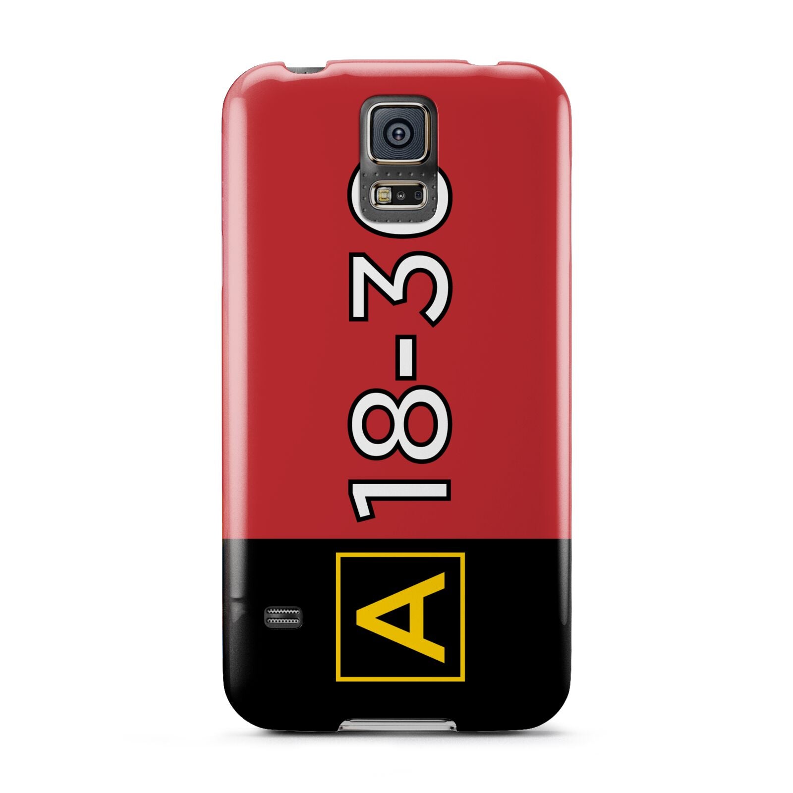 Personalised Runway Holding Position Samsung Galaxy S5 Case