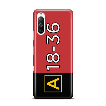 Personalised Runway Holding Position Sony Xperia 10 III Case