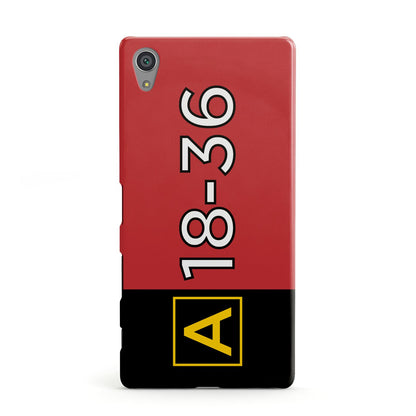 Personalised Runway Holding Position Sony Xperia Case