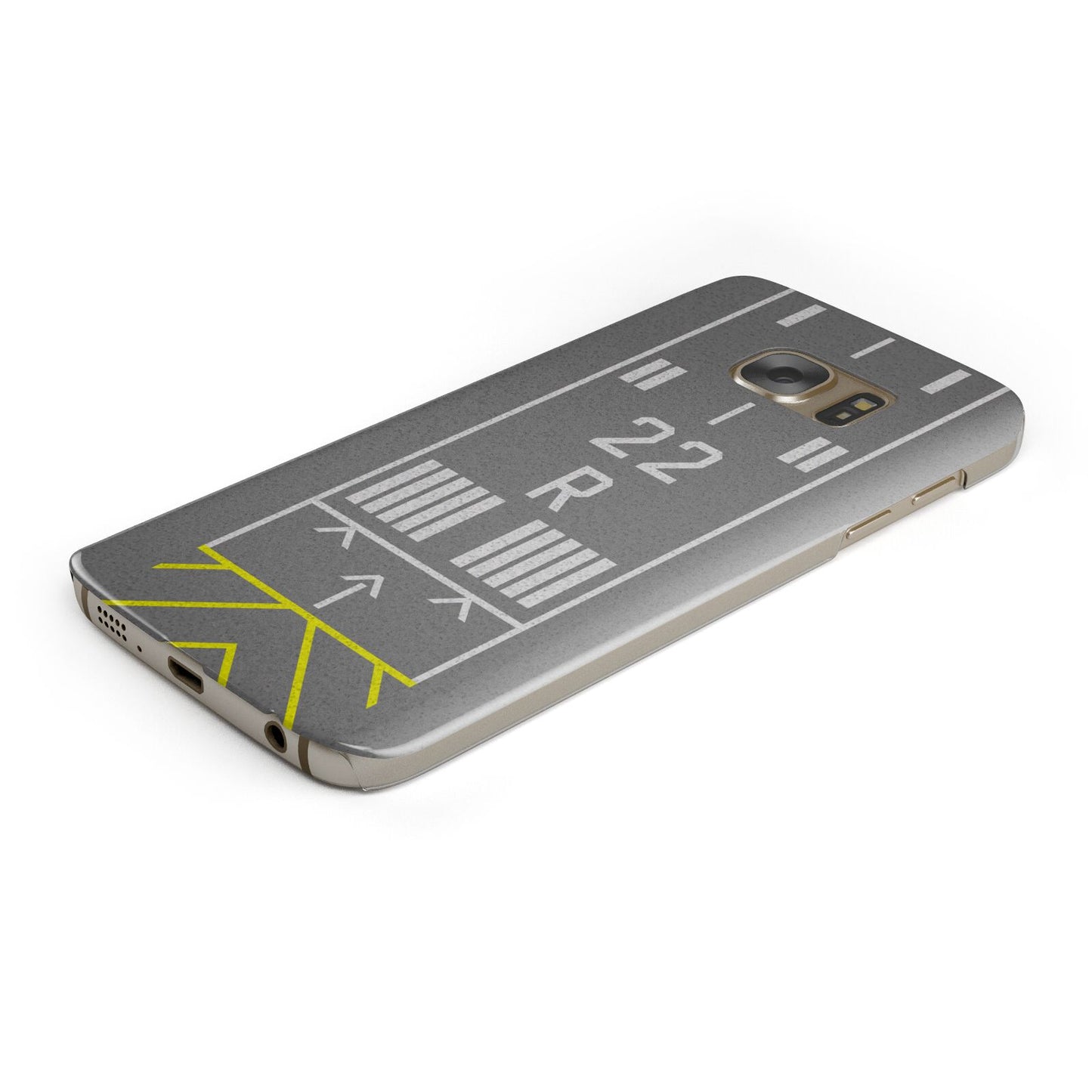 Personalised Runway Protective Samsung Galaxy Case Angled Image