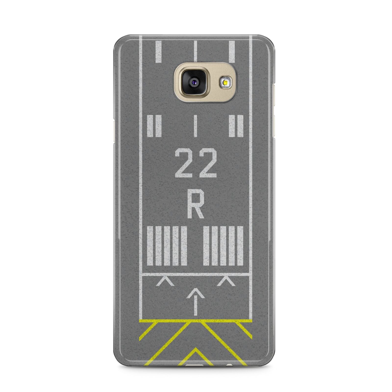 Personalised Runway Samsung Galaxy A5 2016 Case on gold phone