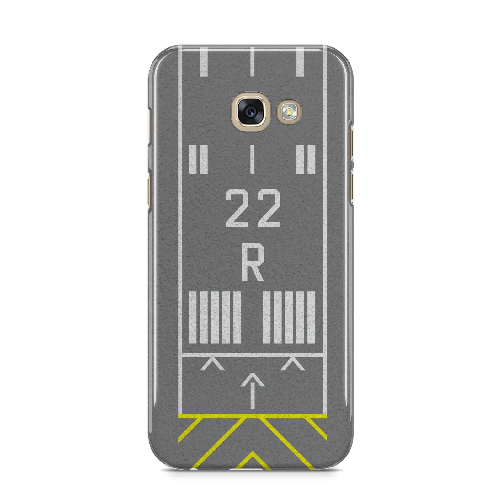 Personalised Runway Samsung Galaxy A5 2017 Case on gold phone