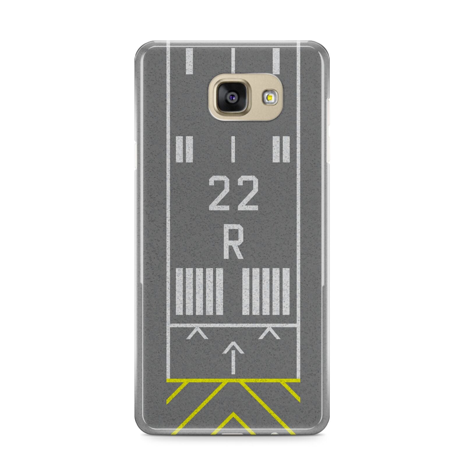 Personalised Runway Samsung Galaxy A9 2016 Case on gold phone