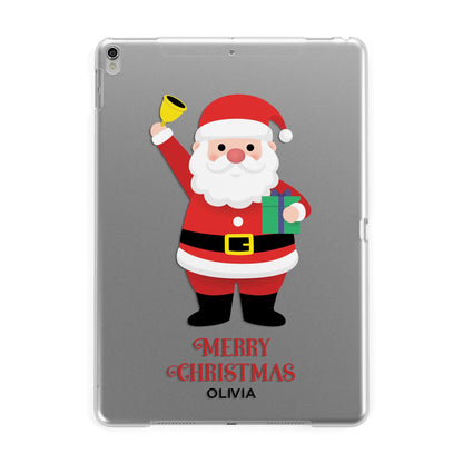 Personalised Santa Apple iPad Silver Case