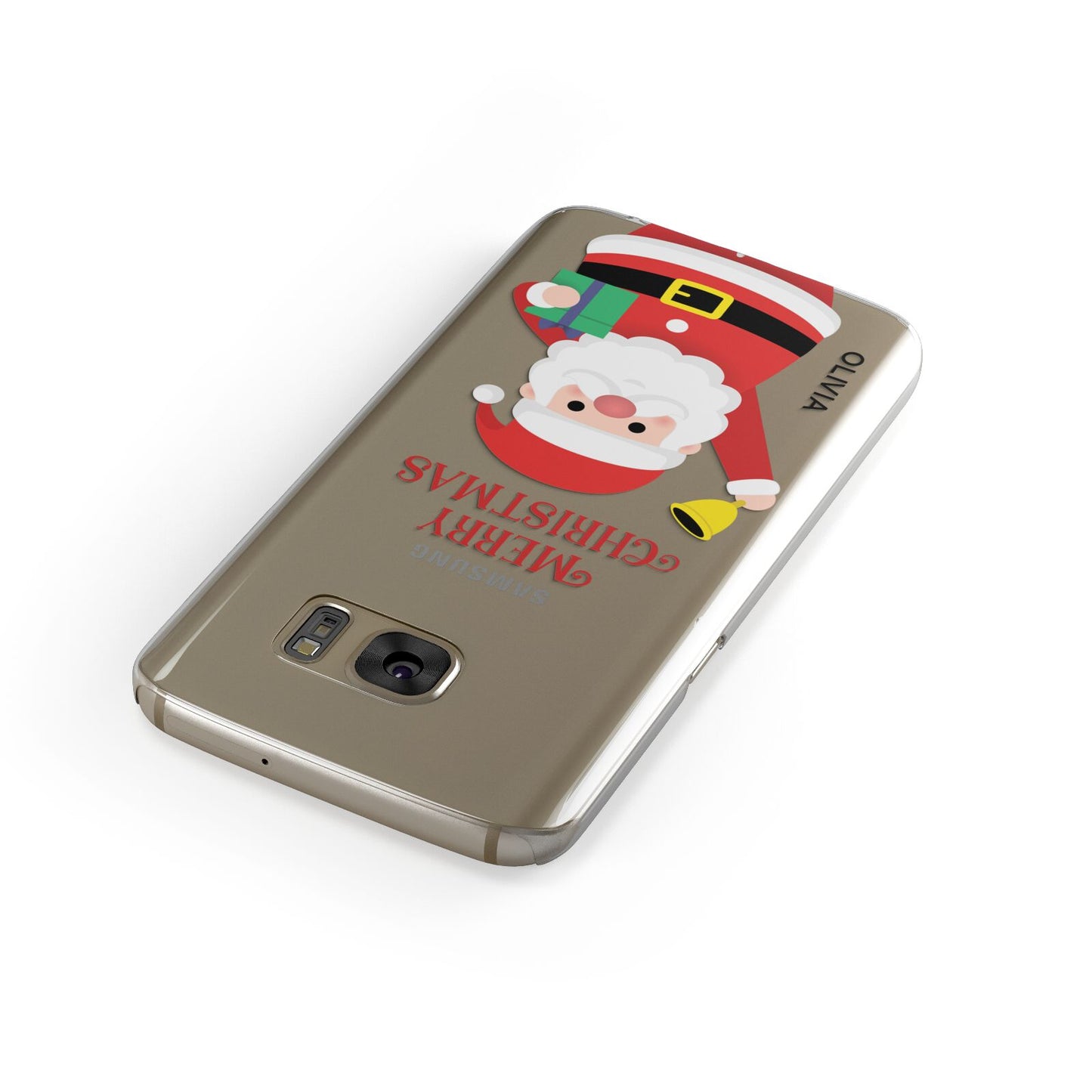 Personalised Santa Samsung Galaxy Case Front Close Up