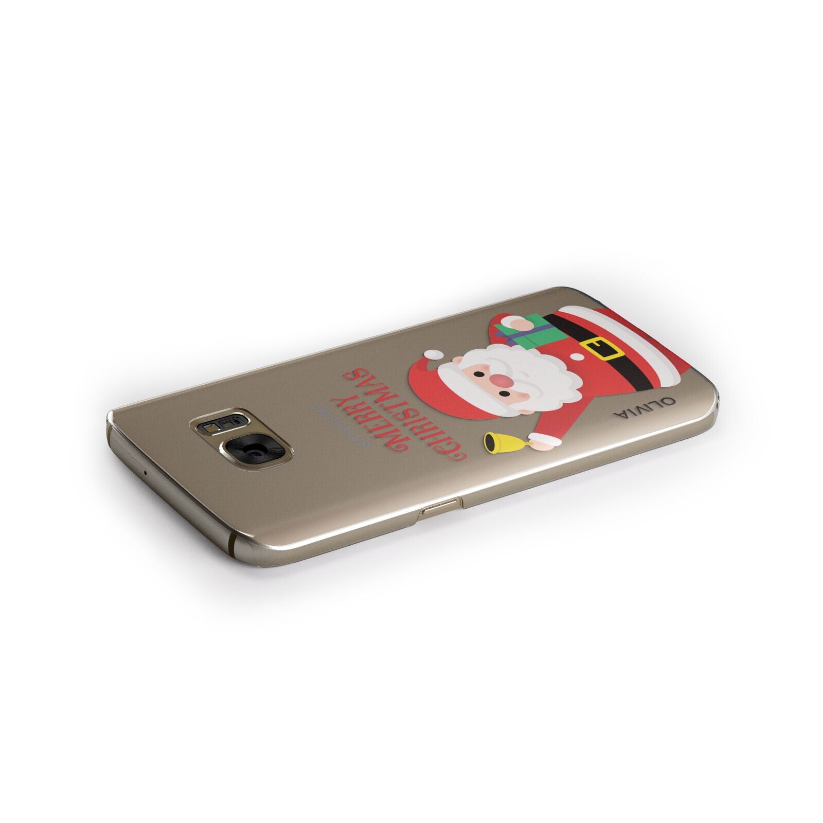 Personalised Santa Samsung Galaxy Case Side Close Up