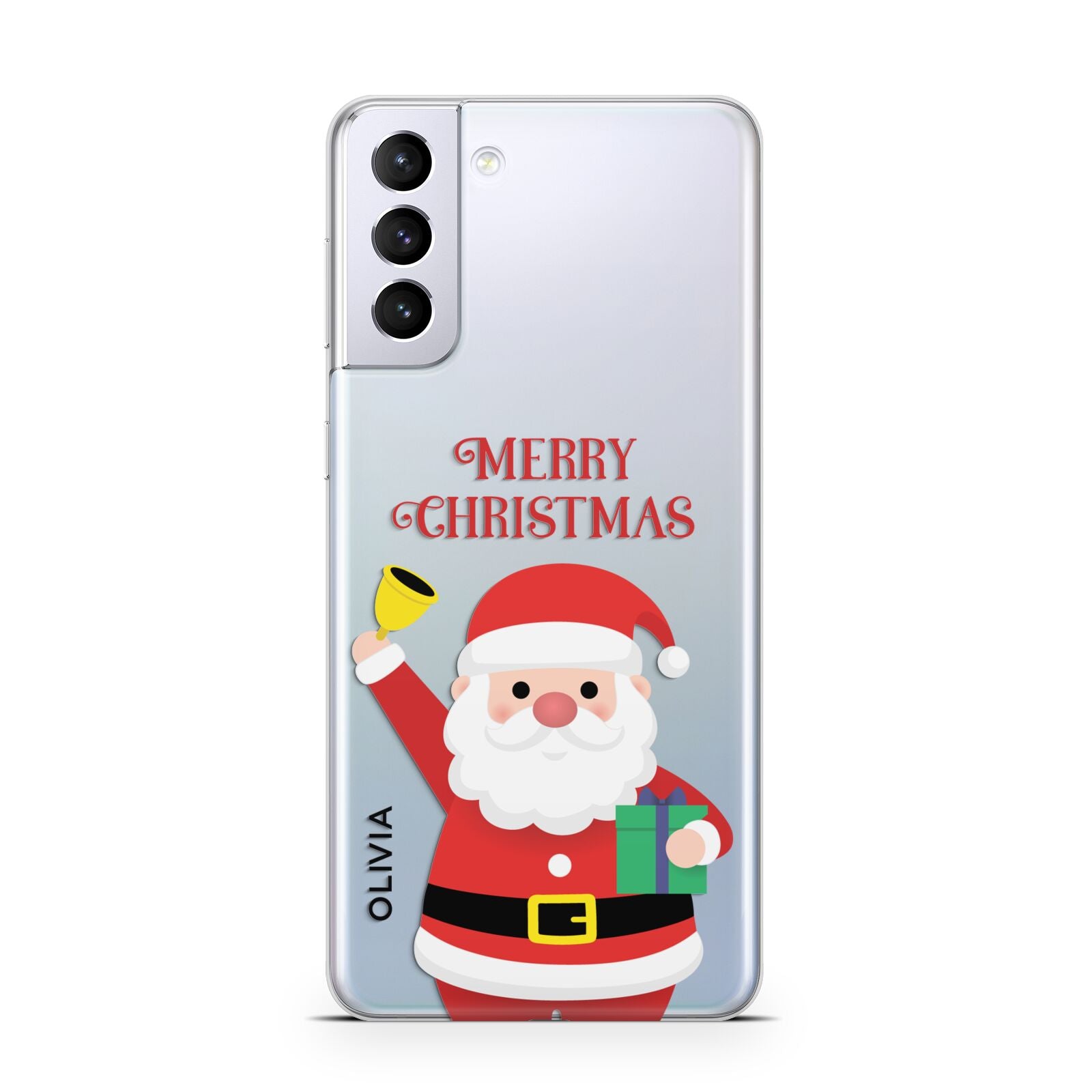 Personalised Santa Samsung S21 Plus Phone Case