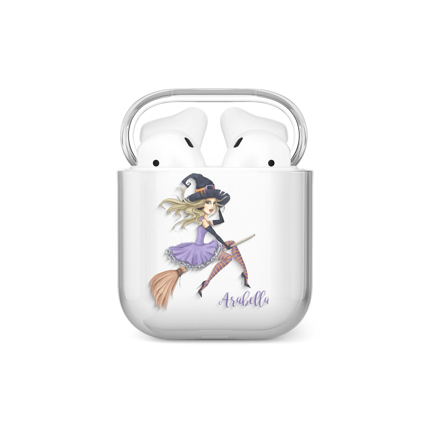 Personalised Sassy Witch AirPods Case