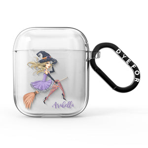 Personalisierte Sassy Witch AirPods Hülle