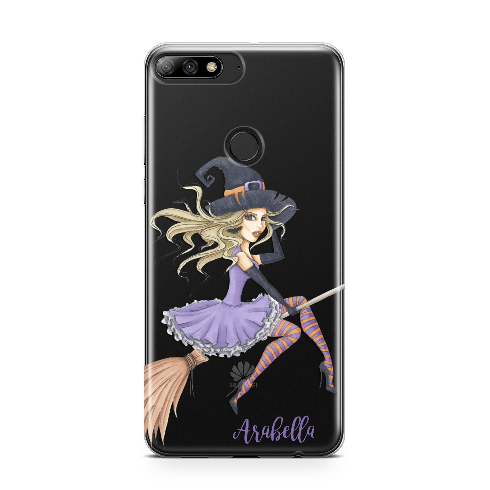 Personalised Sassy Witch Huawei Y7 2018