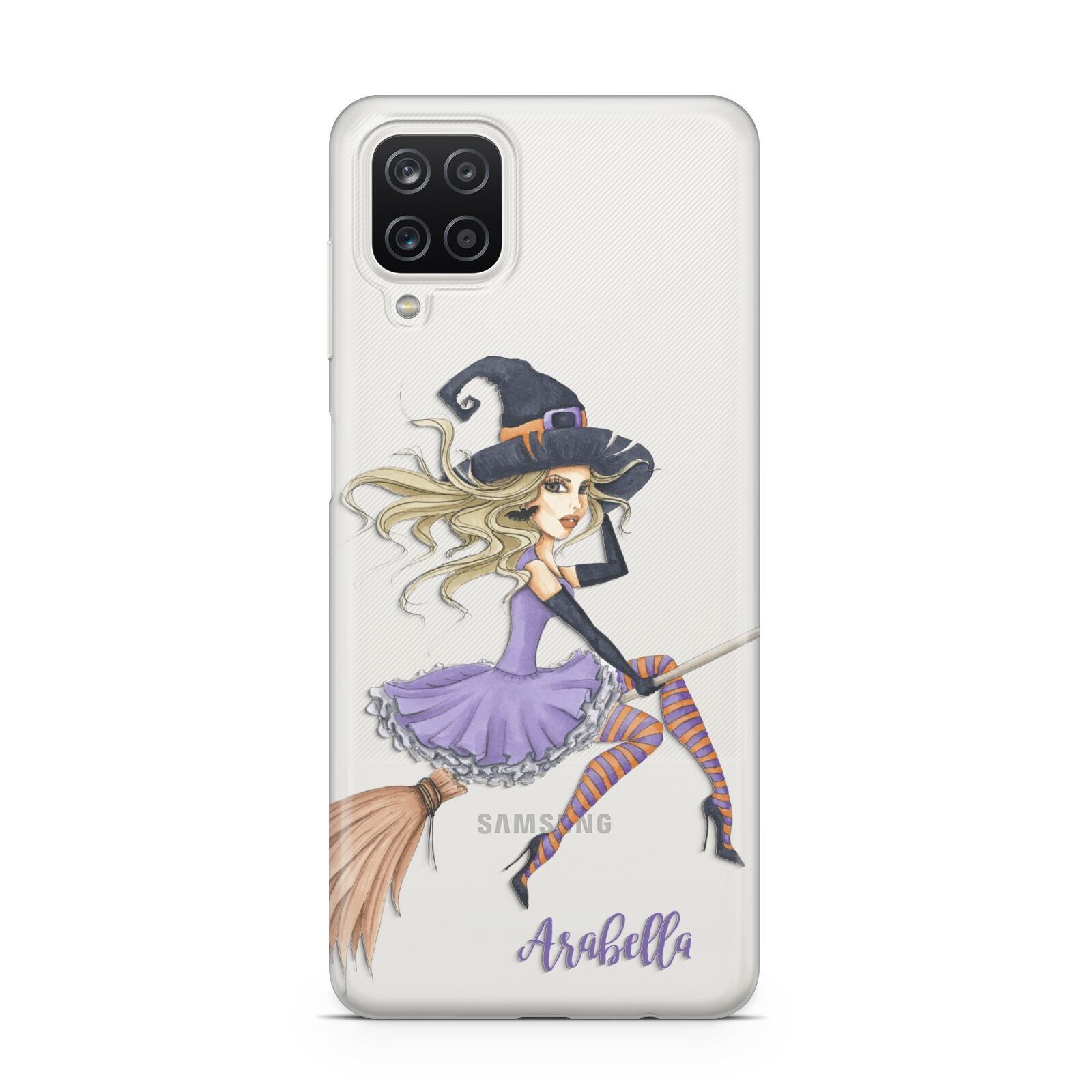 Personalised Sassy Witch Samsung A12 Case